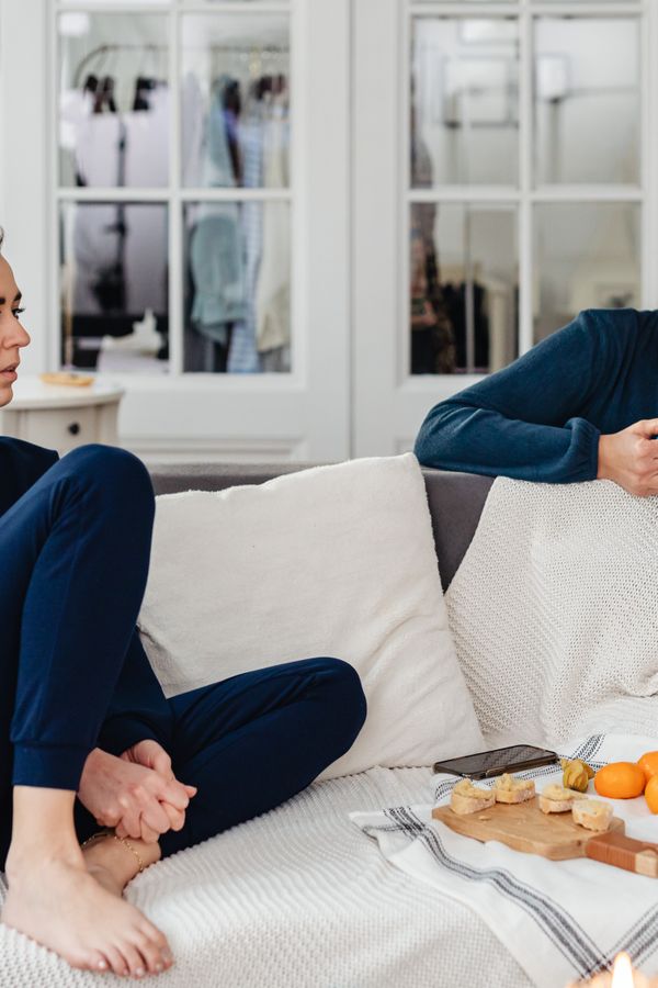 A warm conversation between friends